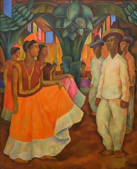 Diego Rivera, Dance in Tehuantepec, 1928, oil on canvas Collection of Eduardo F. Constantini, Buenos Aires, Argentina